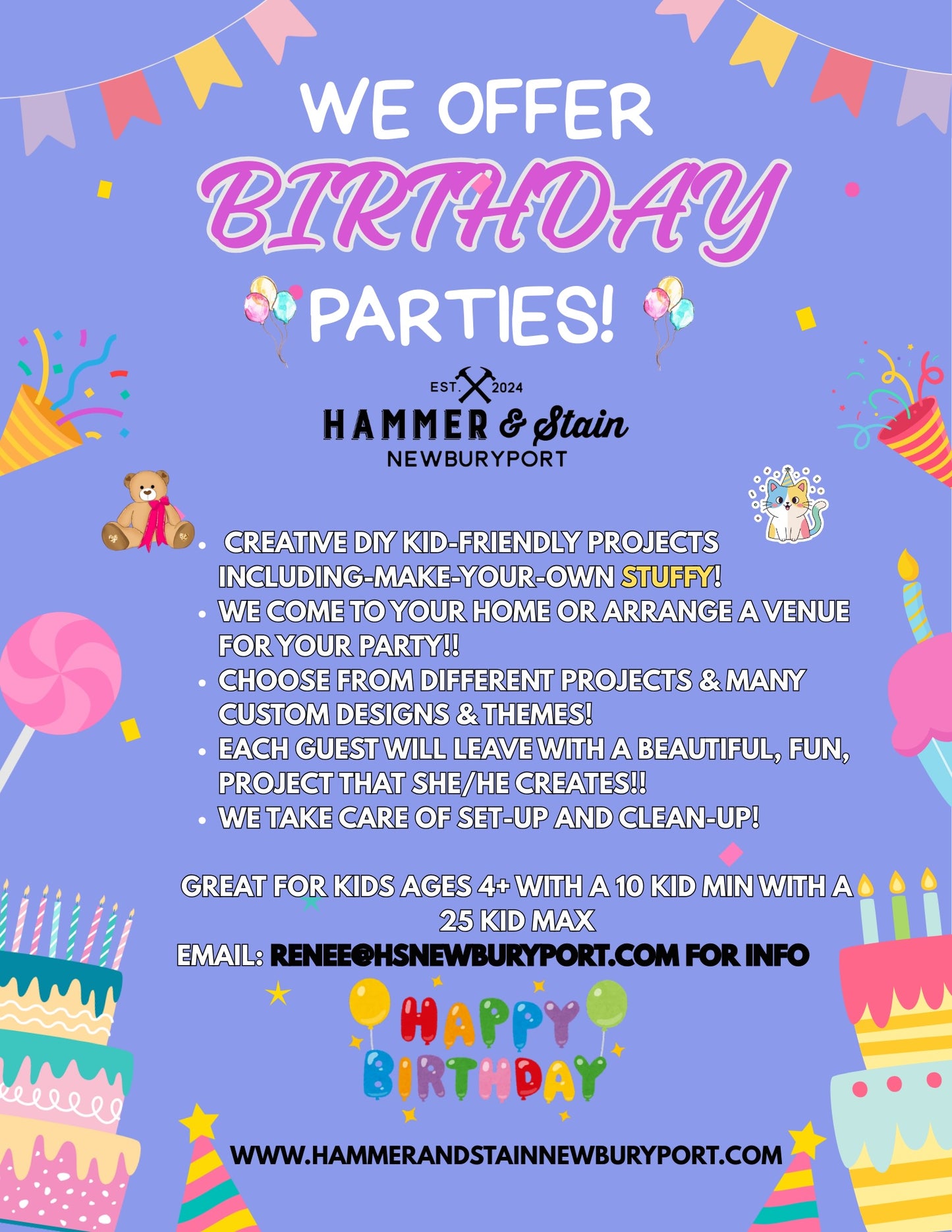 Tie Dye Birthday party