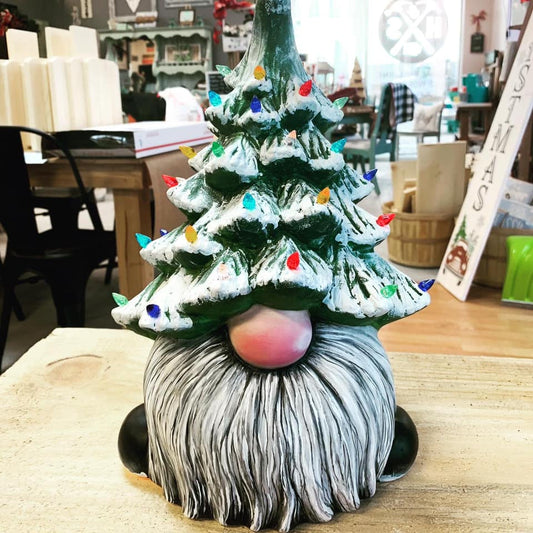 Paint Your Own Ceramic Christmas Tree, Vintage Truck or Gnome Tree take home kit!