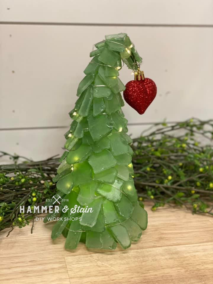Tumbled Glass Gnome & Grinchmas Tree Take Home Kits!