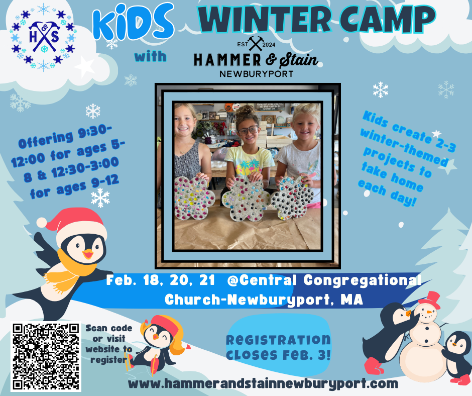 February (Winter) Break Arts & Crafts Camp (Feb. 18, 20, 21, 2025) C