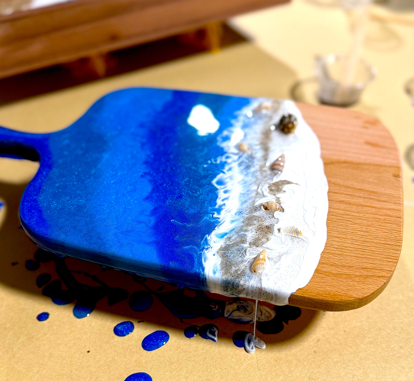 11/9/2025-Resin Pressed Flower & Charcuterie Board and Tray Private Party Workshop