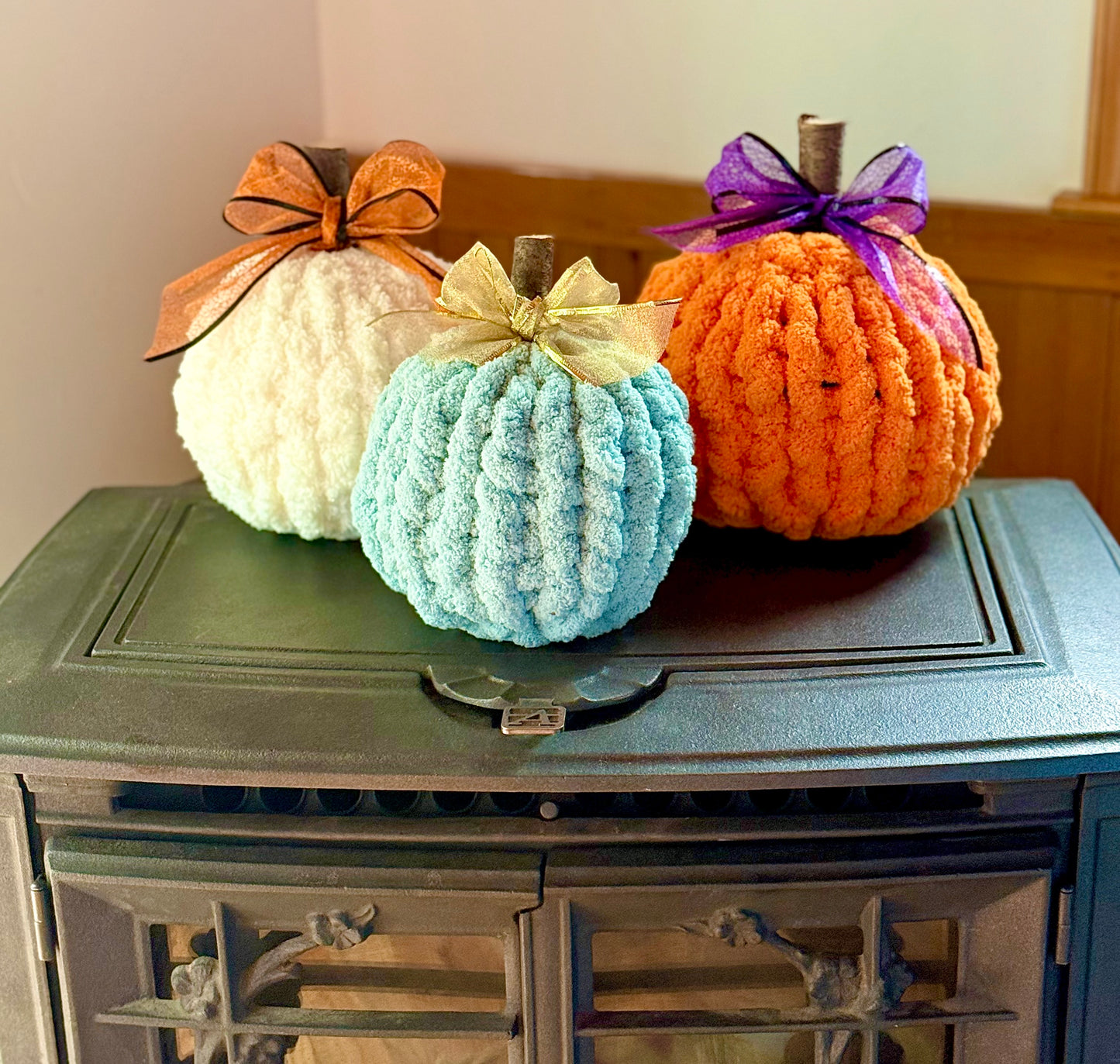 10/3/2025-Chunky Knit Pumpkin (scarf & blanket) Workshop @ Central Congregational Church