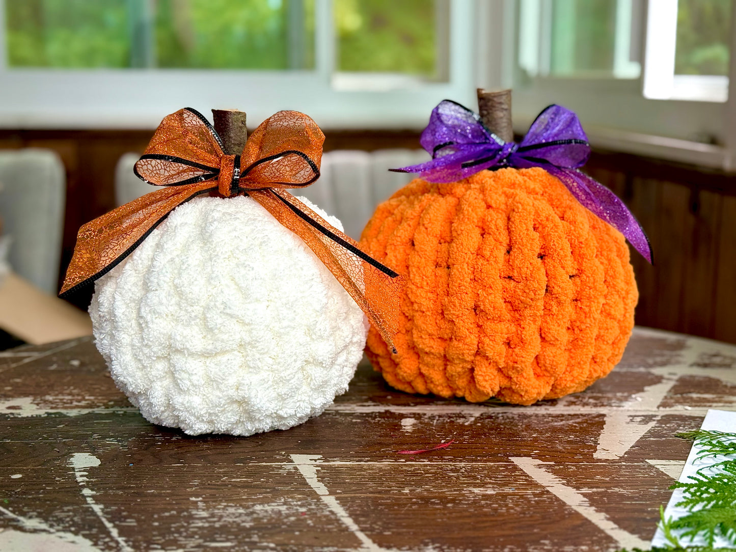 10/3/2025-Chunky Knit Pumpkin (scarf & blanket) Workshop @ Central Congregational Church
