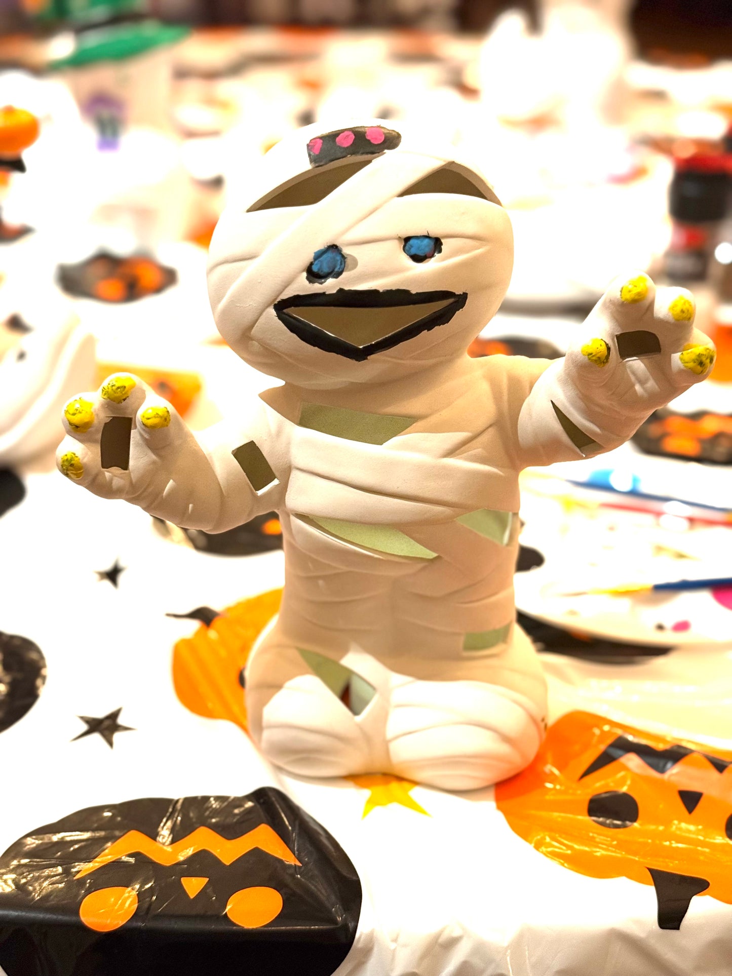 Halloween Ceramic Lamp & Light up Painting Kit