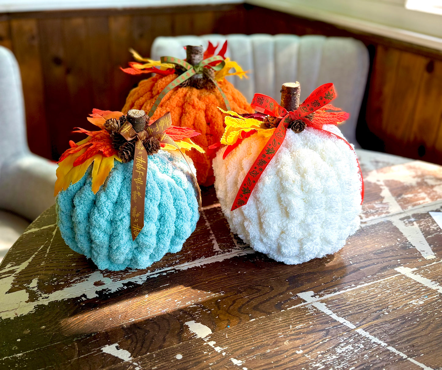 10/29/2025-Thick Cozy Blanket, Scarf & Fall Pumpkin Workshop @ Central Congregational Church Newburyport, MA