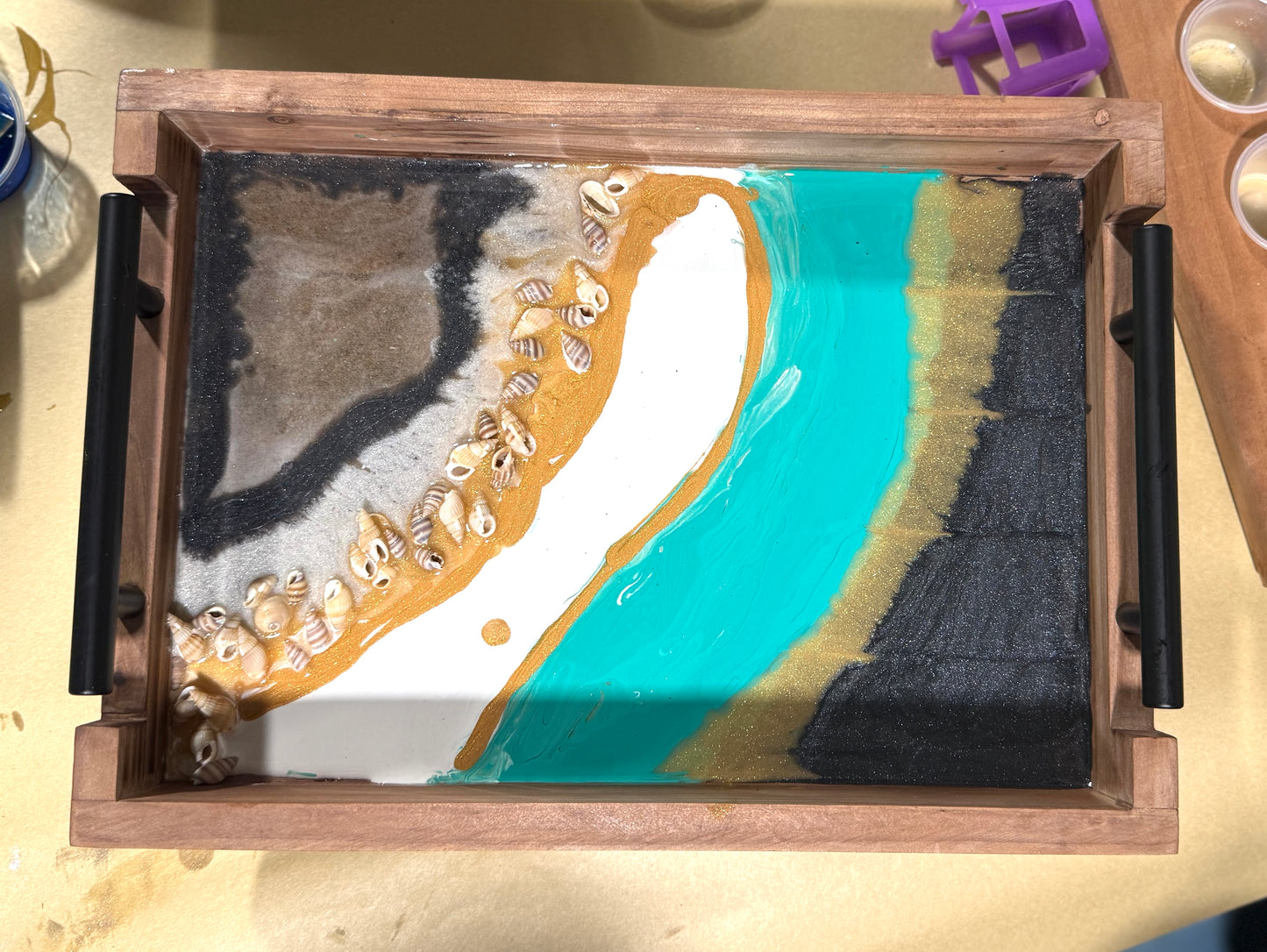 11/9/2025-Resin Pressed Flower & Charcuterie Board and Tray Private Party Workshop