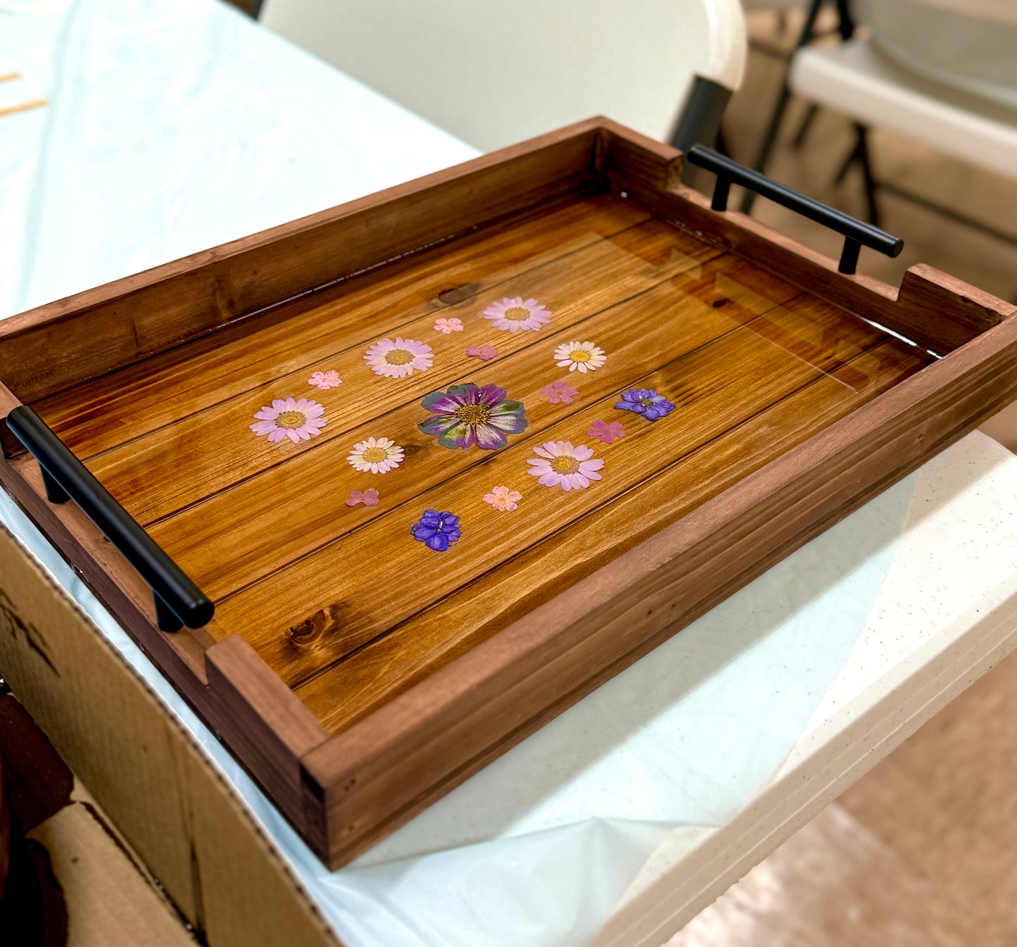 9/23/2025-Resin Pressed Flower & Charcuterie Board and Tray Workshop @ Michael's Harborside Restaurant