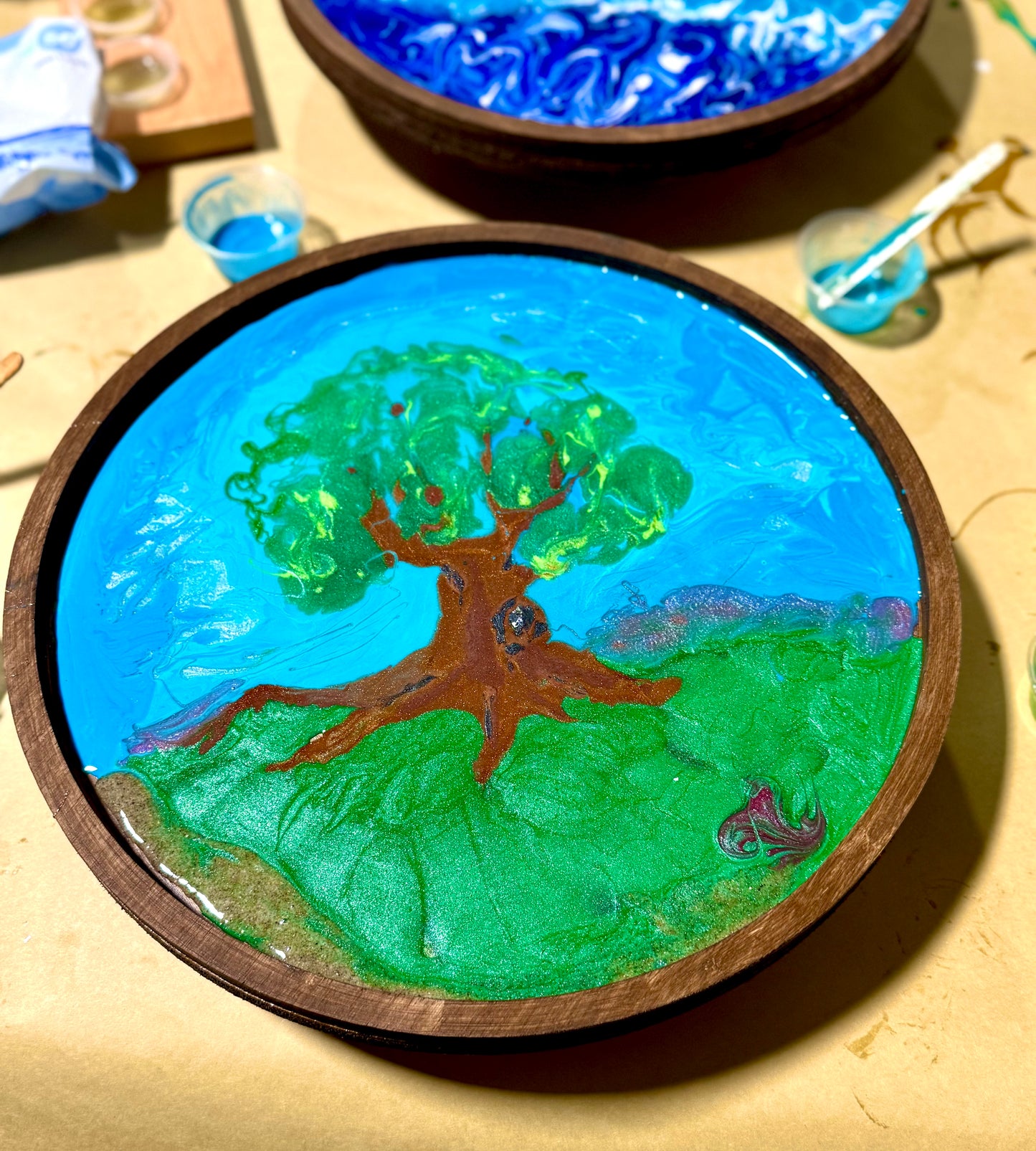 11/9/2025-Resin Pressed Flower & Charcuterie Board and Tray Private Party Workshop