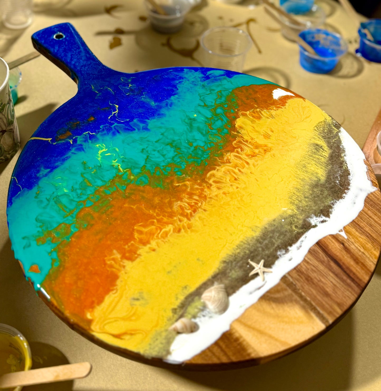 11/9/2025-Resin Pressed Flower & Charcuterie Board and Tray Private Party Workshop