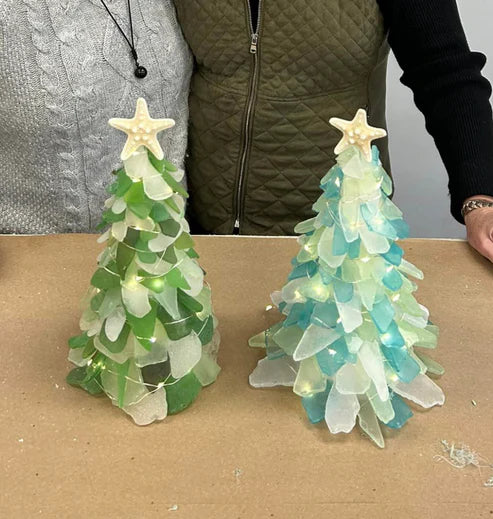 8/21/2025-Tumbled Glass Tree & Succulent Workshop @ BareWolf Brewing