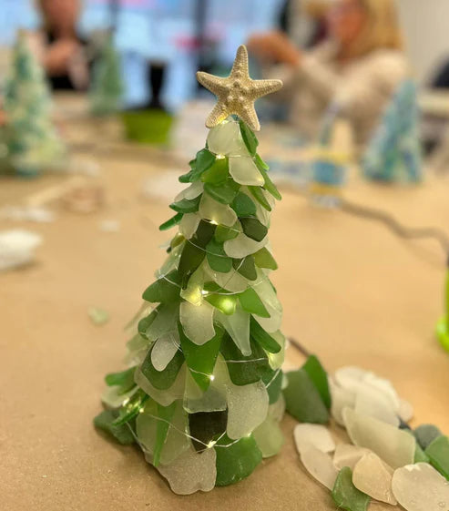 8/21/2025-Tumbled Glass Tree & Succulent Workshop @ BareWolf Brewing