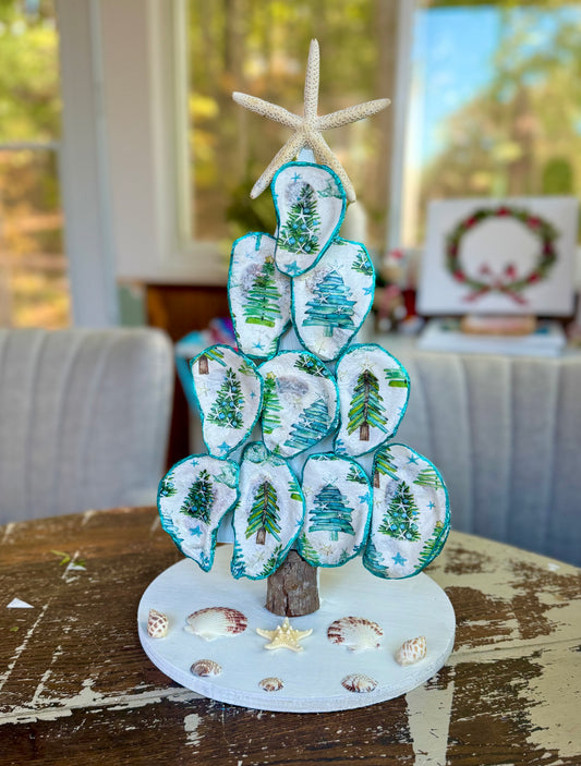 Decoupage Shell Tree Kit