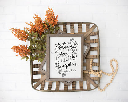 Fall Framed Signs