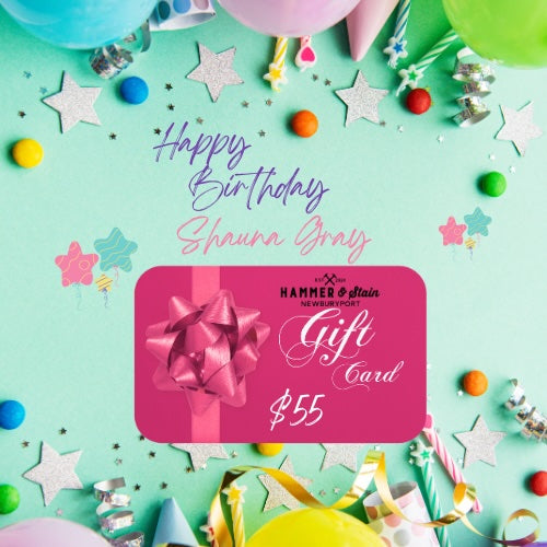 Hammer & Stain Newburyport Gift Card