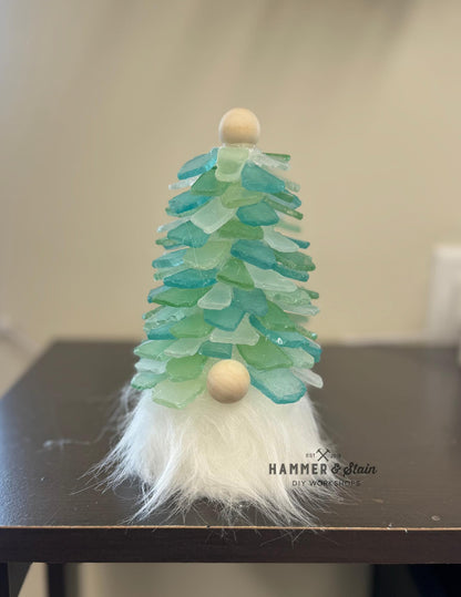 Tumbled Glass Projects (Trees, succulents, Gnomes & Wreaths)