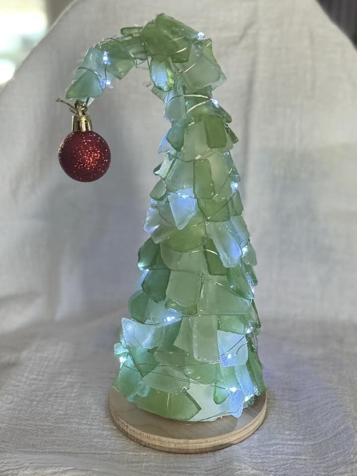 Tumbled Glass Grinchmas Tree & Gnome Take Home Kits!