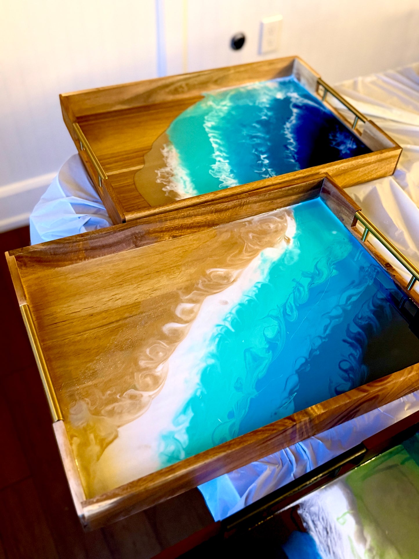 4/9/2026-Resin Pressed Flower & Charcuterie Board and Tray Workshop @ 14 Titcomb St. Newburyport, MA