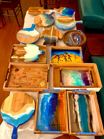 Resin Charcuterie Boards