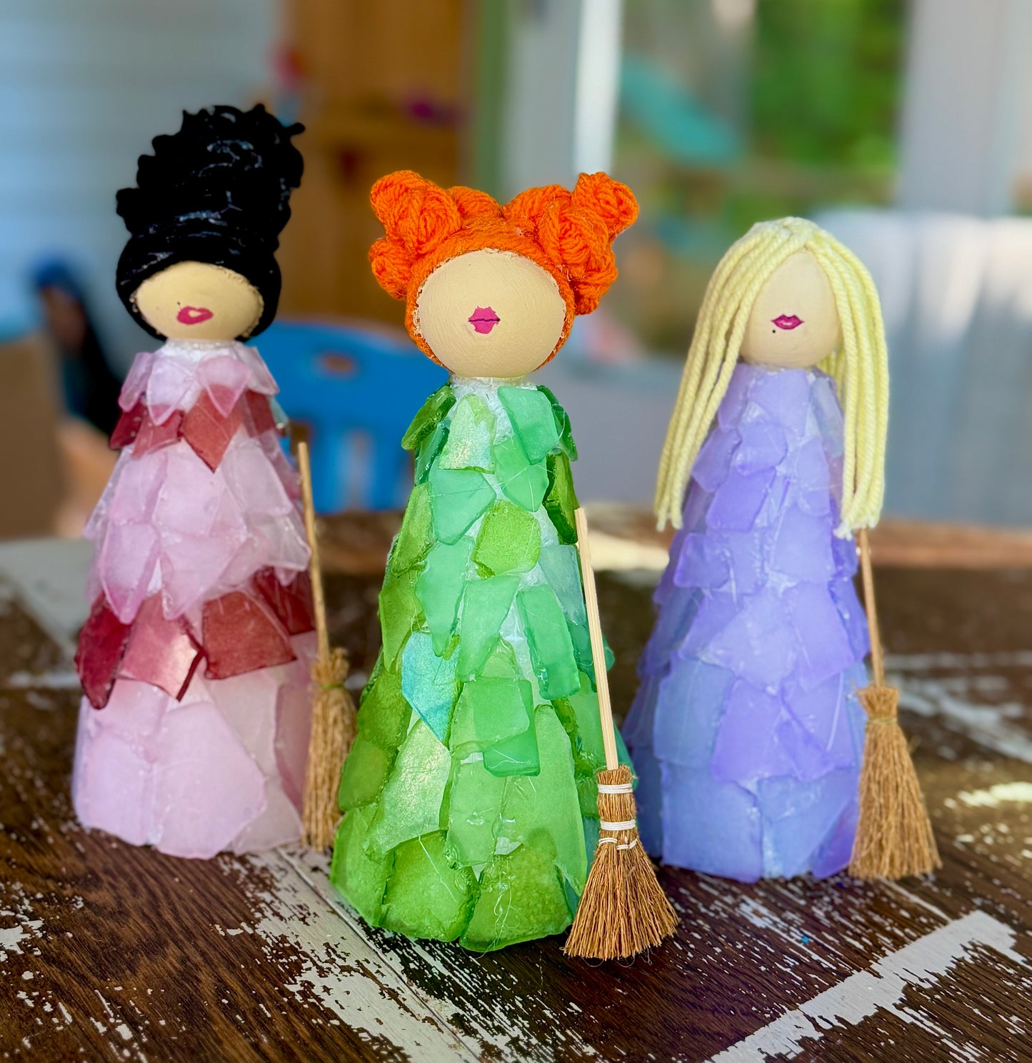 9/25/2025-Halloween Tumbled Glass Sanderson Sisters and Pumpkin Succulent Workshop @ BareWolf Brewing in Amesbury, MA