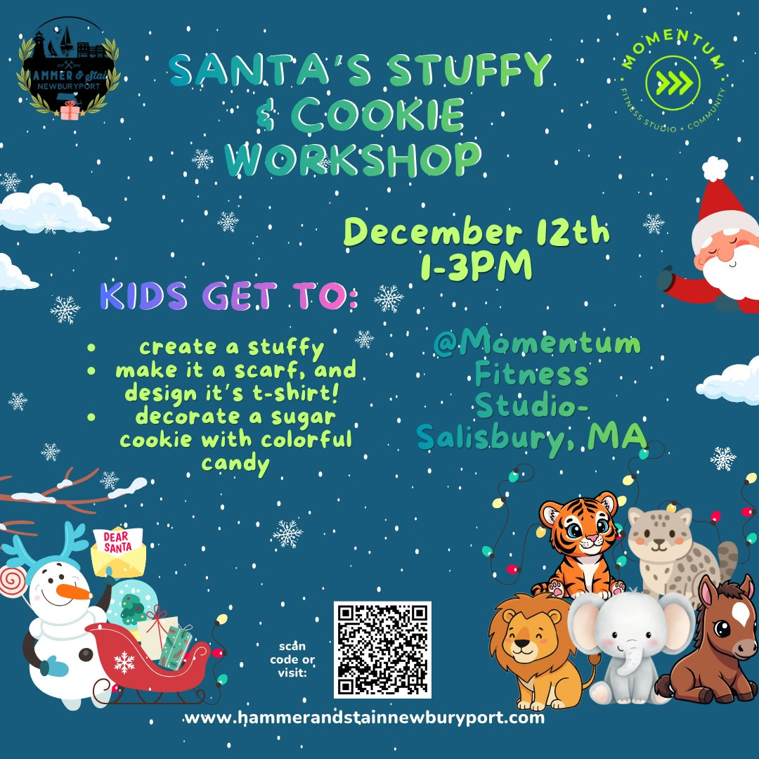 12/12/2025-Kid's Santa's Stuffy & Cookie Workshop @Momentum Fit Studio