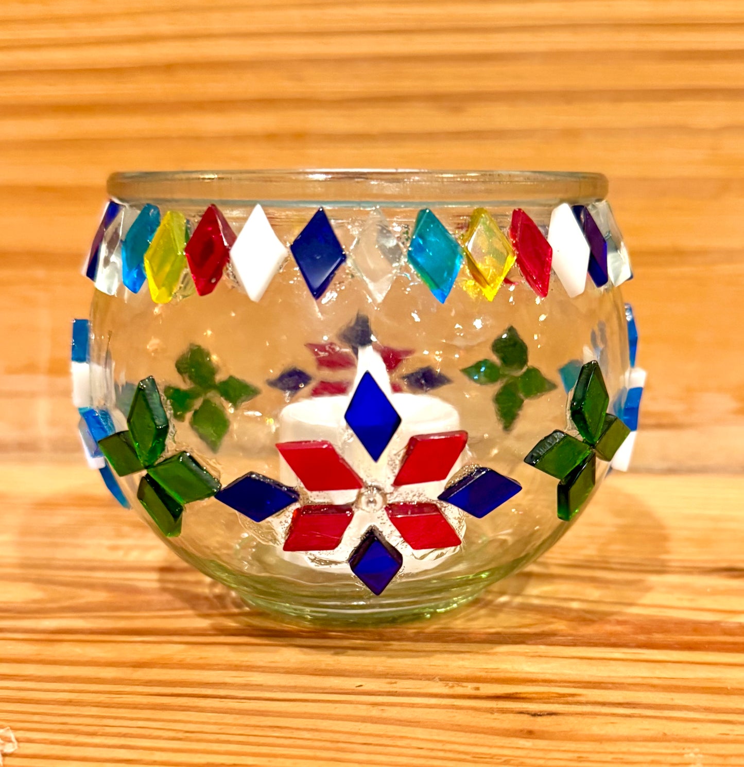 Mosaic Tea Light Holder Take-Home Kit