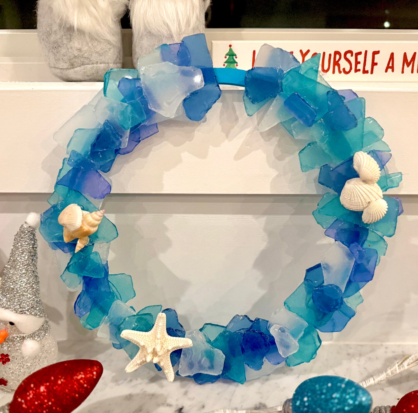 Tumbled Glass Projects (Trees, succulents, Gnomes & Wreaths)
