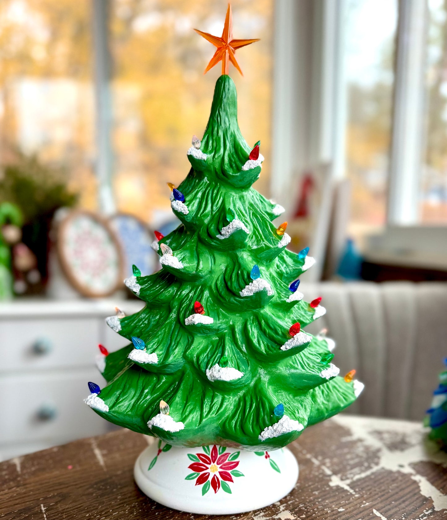 Paint Your Own Ceramic Christmas Tree, Vintage Truck or Gnome Tree take home kit!