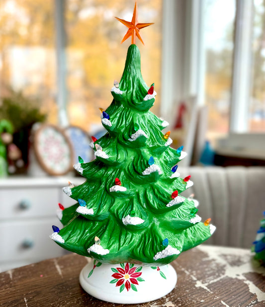 Paint Your Own Ceramic Christmas Tree, Vintage Truck or Gnome Tree take home kit!