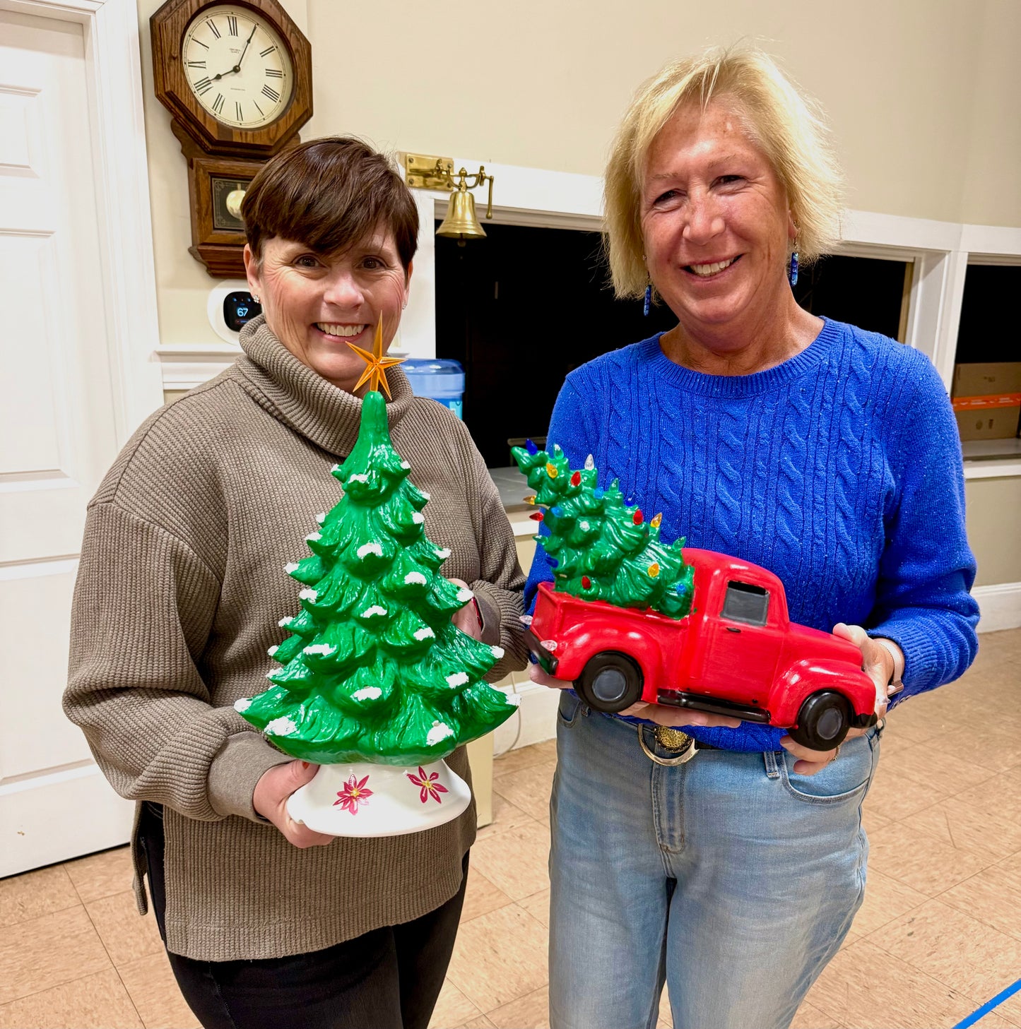 Paint Your Own Ceramic Christmas Tree, Vintage Truck or Gnome Tree take home kit!