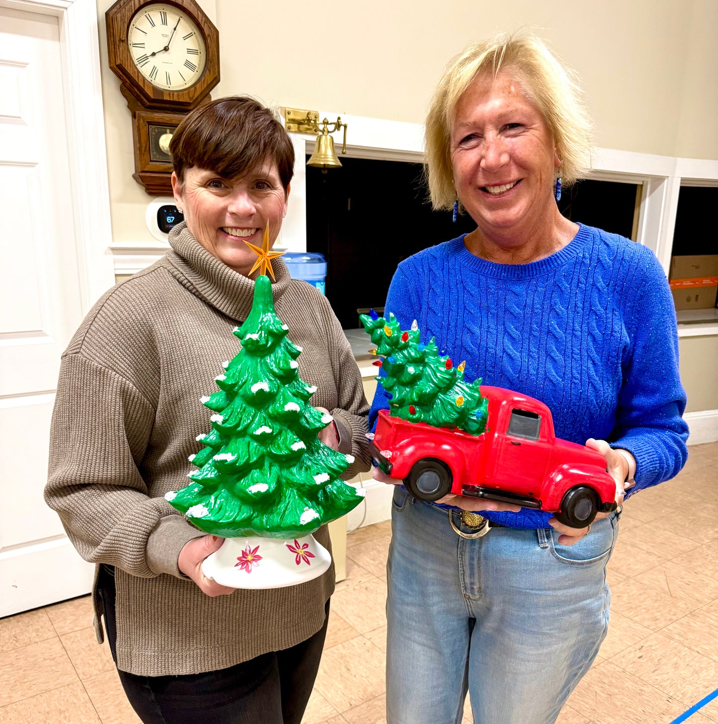 Paint Your Own Ceramic Christmas Tree, Vintage Truck or Gnome Tree take home kit!