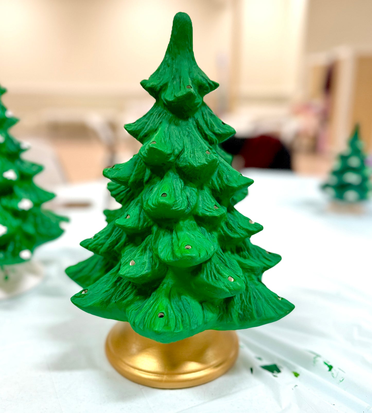 Paint Your Own Ceramic Christmas Tree, Vintage Truck or Gnome Tree take home kit!