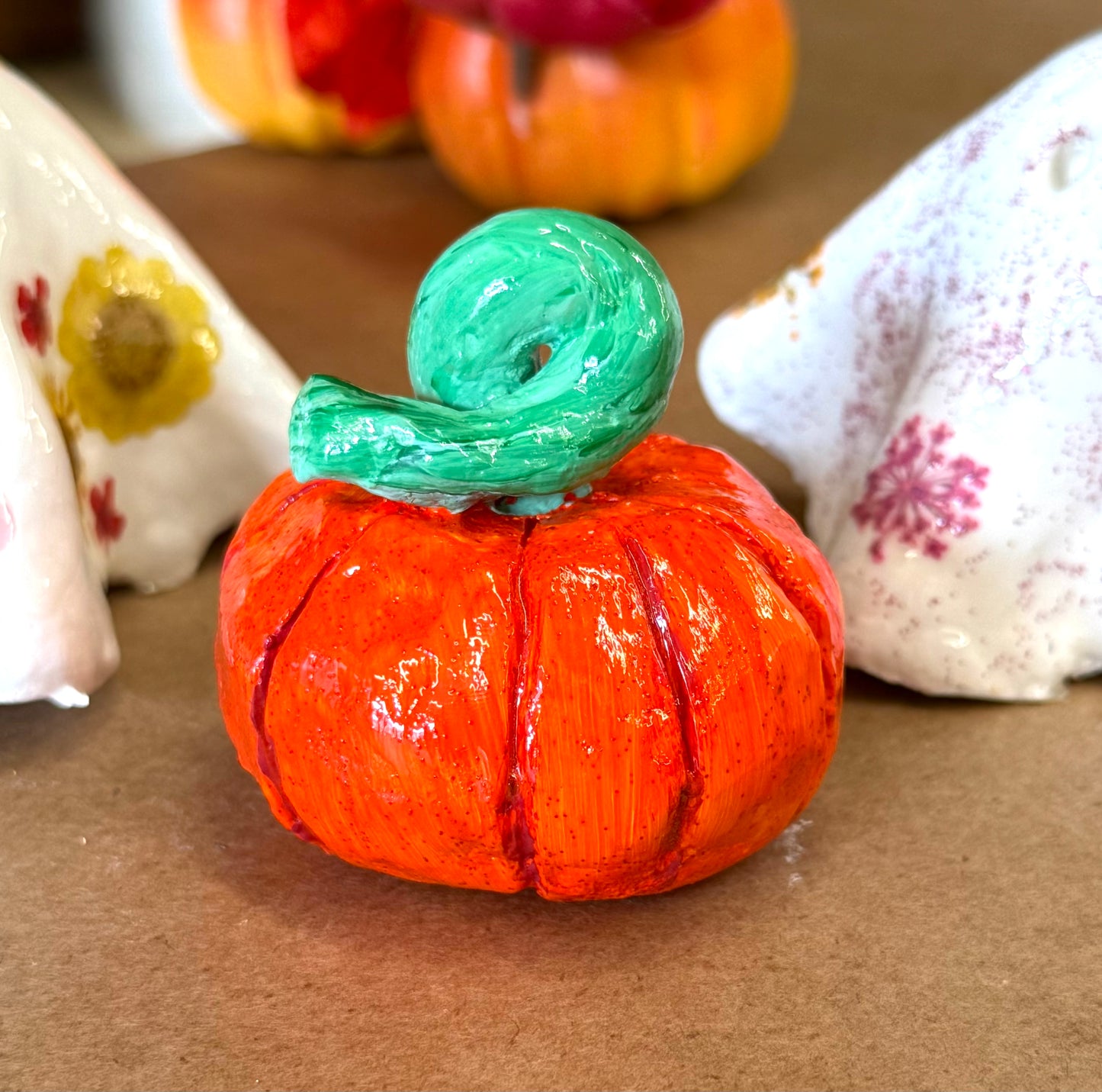 9/23 & 9/30 2-Day Clay Ghost & Pumpkin Workshop @Art Workz Creative Studio Amesbury, MA