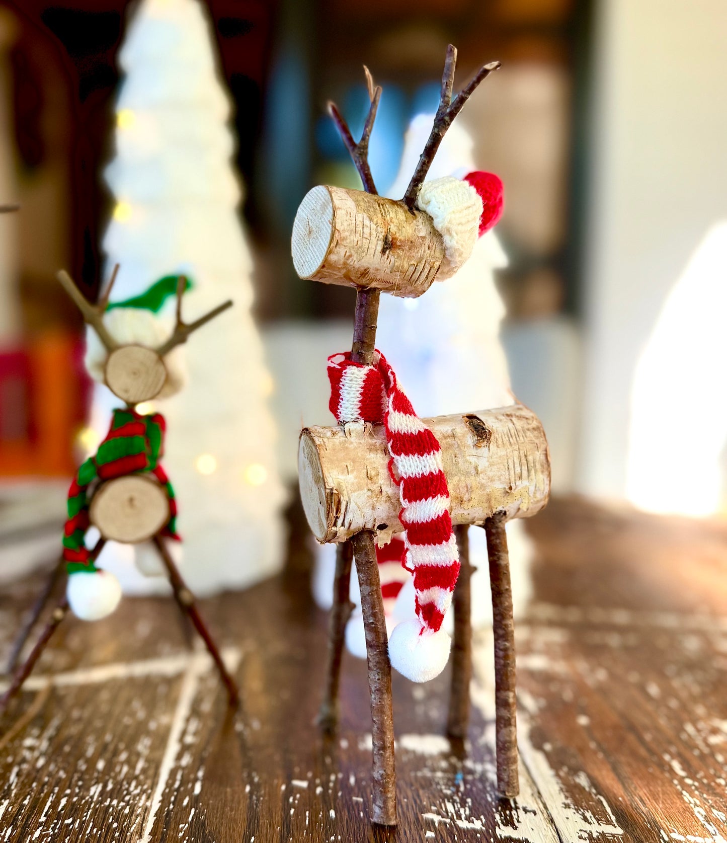 Reindeer Family and Sea Glass Tree Scene Take-Home Kits