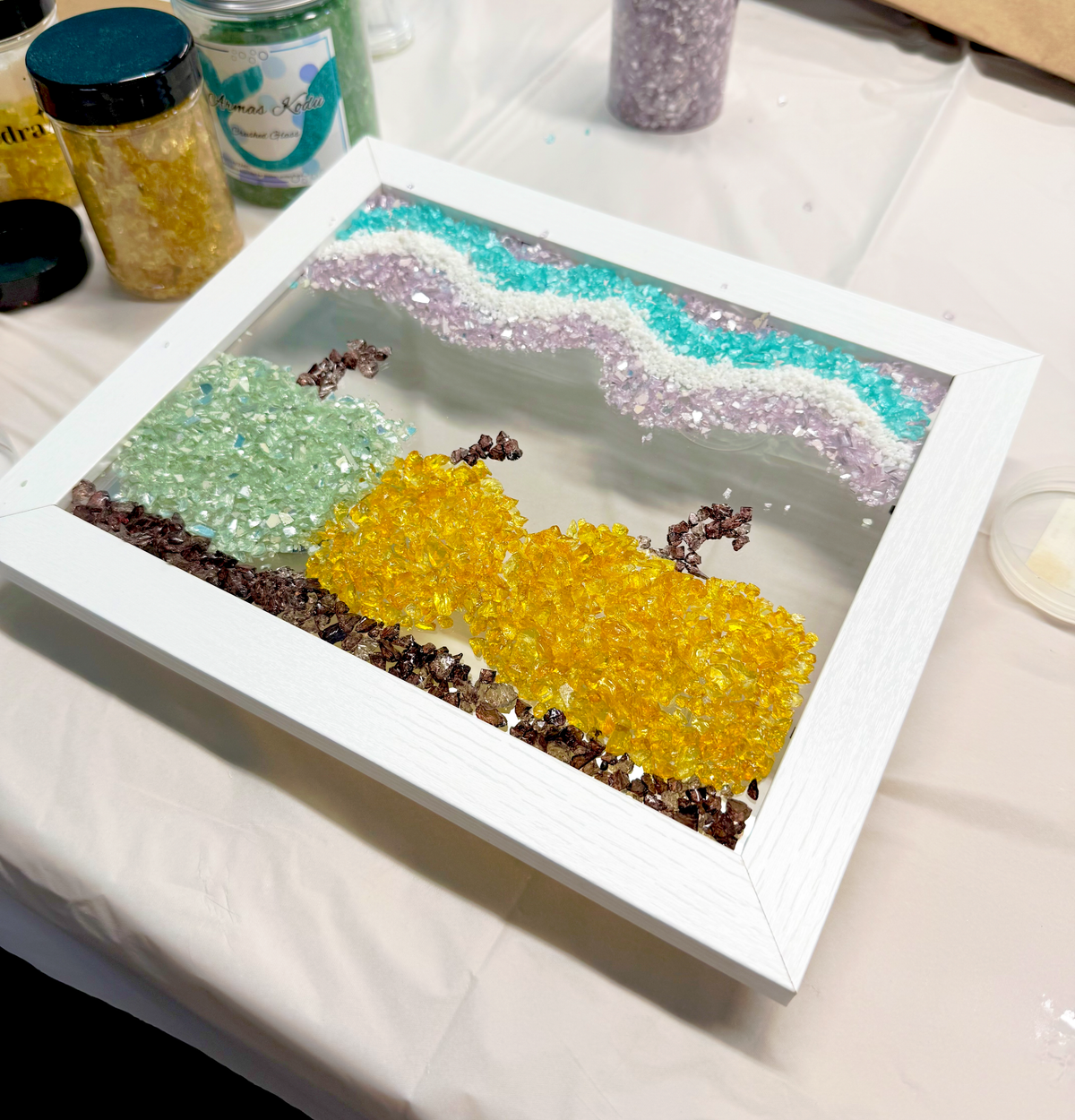 10/15/2026-Fall Framed Glass Workshop @Art Workz Creative Studio (11 Chestnut St. 2nd Floor) Amesbury