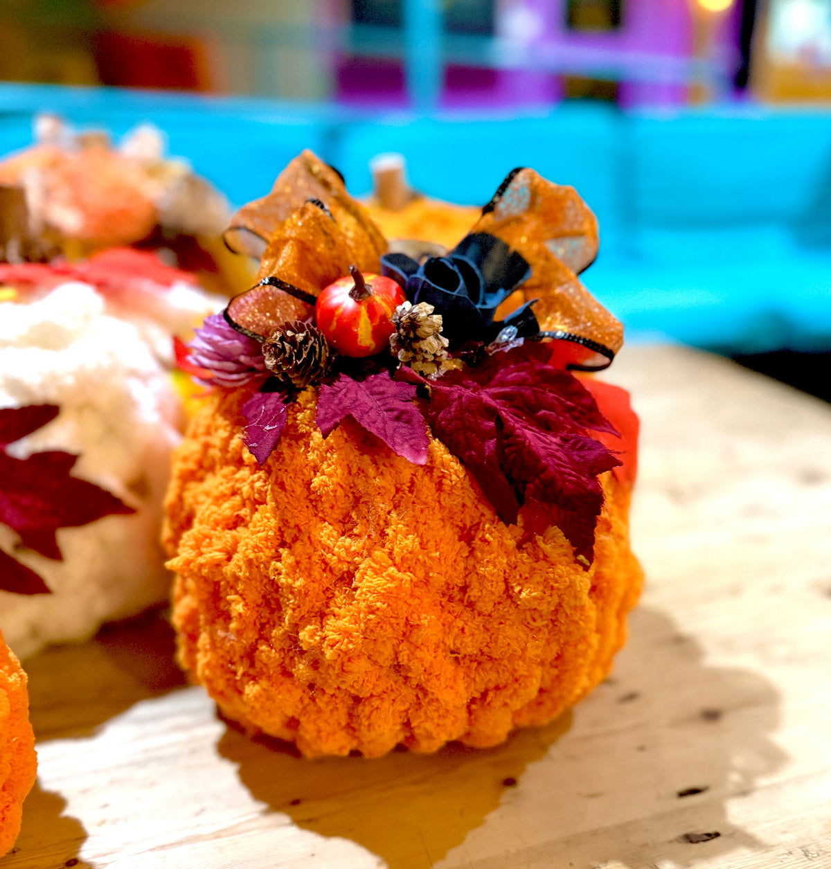 10/1/2026-Sip-n-Knit Chunky Pumpkin Workshop @ Art Workz Creative Studio