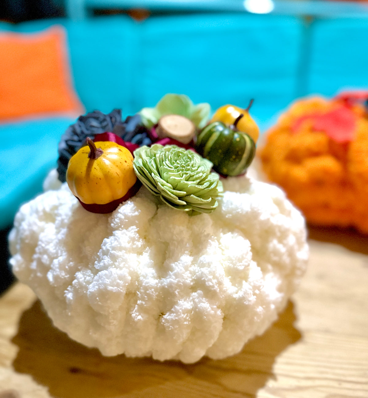 10/1/2026-Sip-n-Knit Chunky Pumpkin Workshop @ Art Workz Creative Studio
