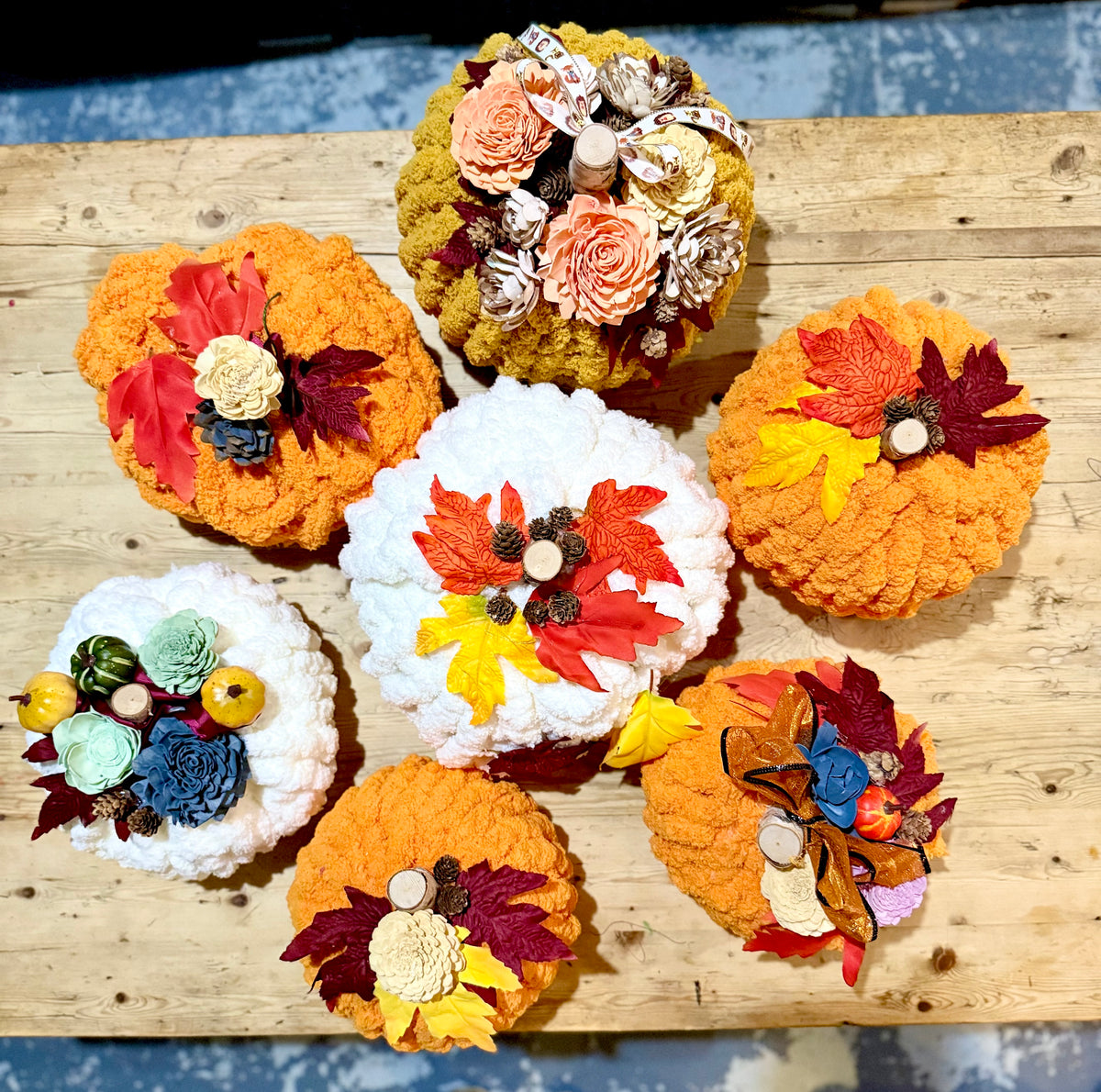 10/1/2026-Sip-n-Knit Chunky Pumpkin Workshop @ Art Workz Creative Studio