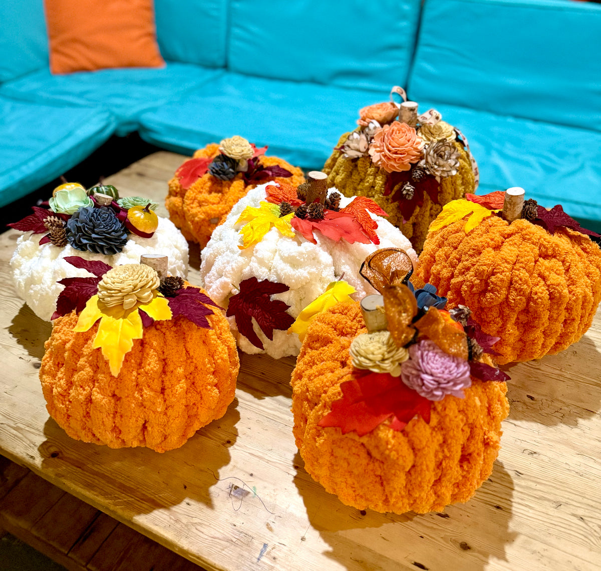 10/1/2026-Sip-n-Knit Chunky Pumpkin Workshop @ Art Workz Creative Studio