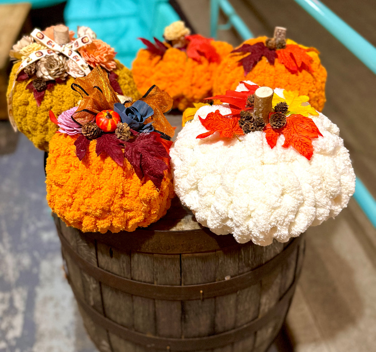 10/1/2026-Sip-n-Knit Chunky Pumpkin Workshop @ Art Workz Creative Studio