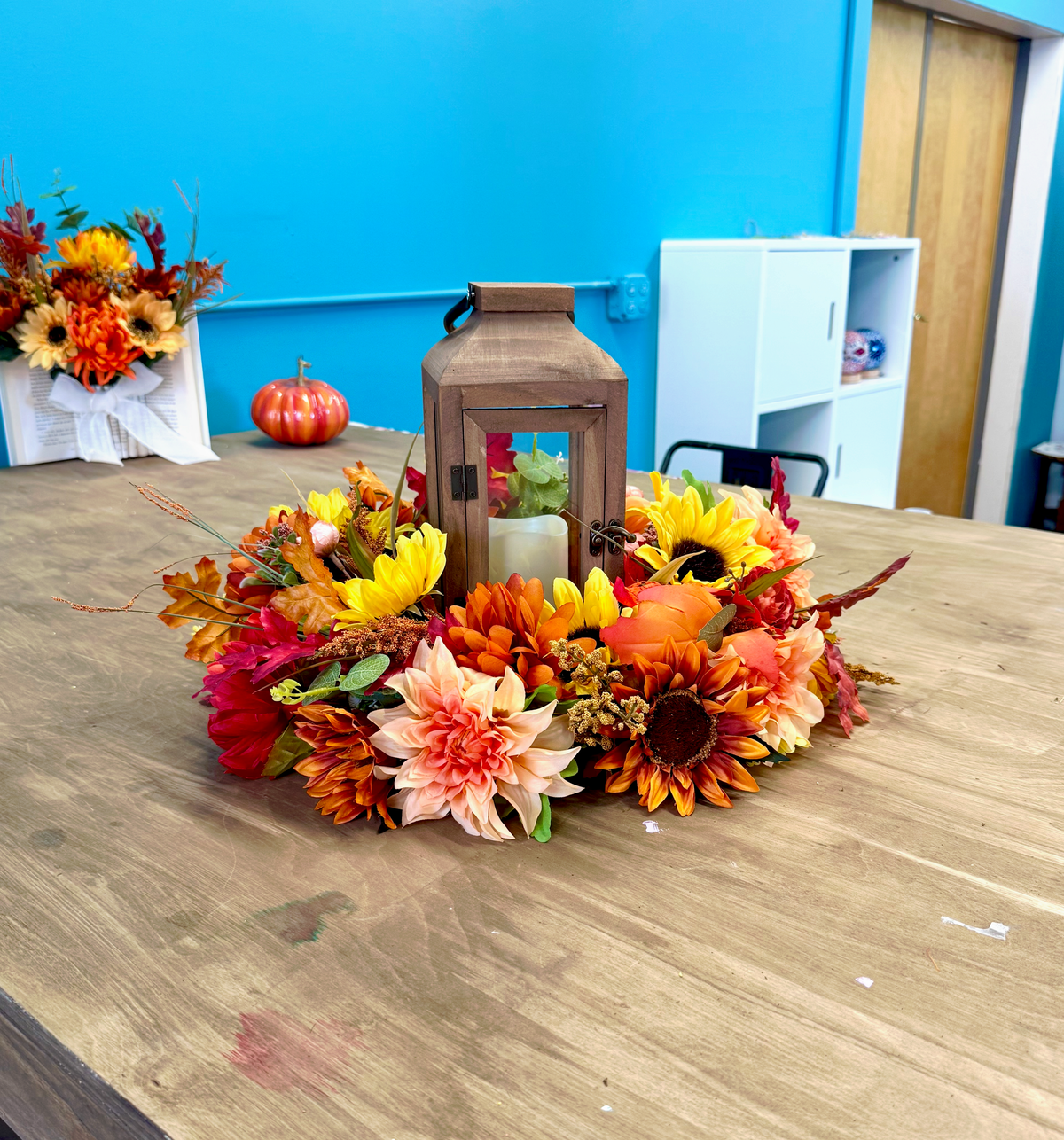 10/13/2026-Fall Lantern Centerpiece Workshop  @ Art Workz Creative Studio 11 Chestnut St. 2nd Floor Amesbury, MA