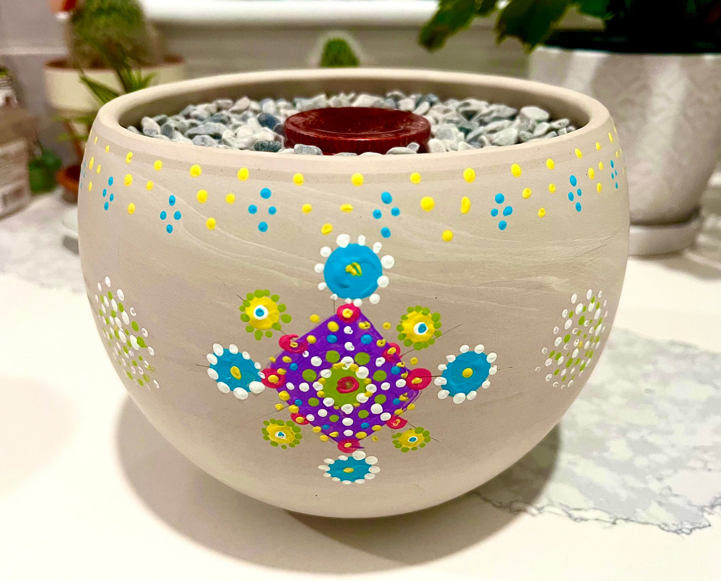 8/12/2026-Mandala Fire Bowl and Decoupage Flower Pot Workshop @Art Workz Creative Studio (11 Chestnut st. 2nd floor Amesbury, MA)