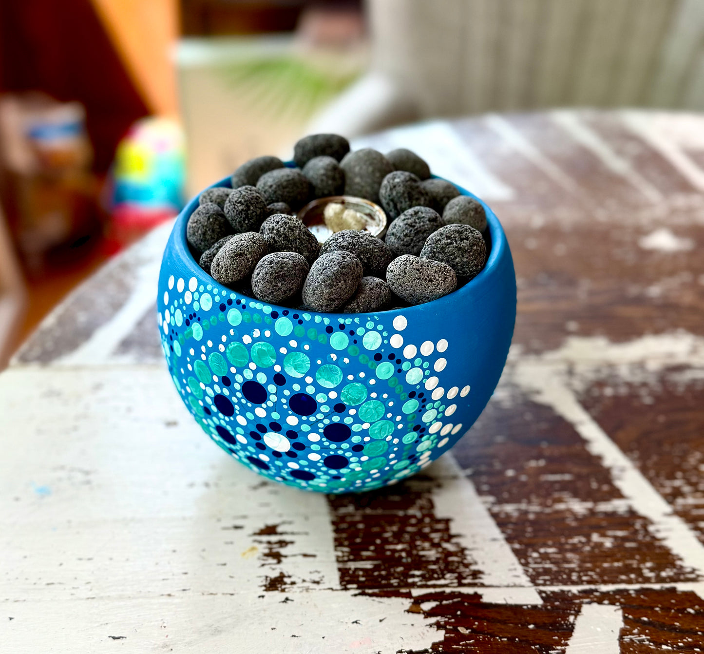 8/12/2026-Mandala Fire Bowl and Decoupage Flower Pot Workshop @Art Workz Creative Studio (11 Chestnut st. 2nd floor Amesbury, MA)