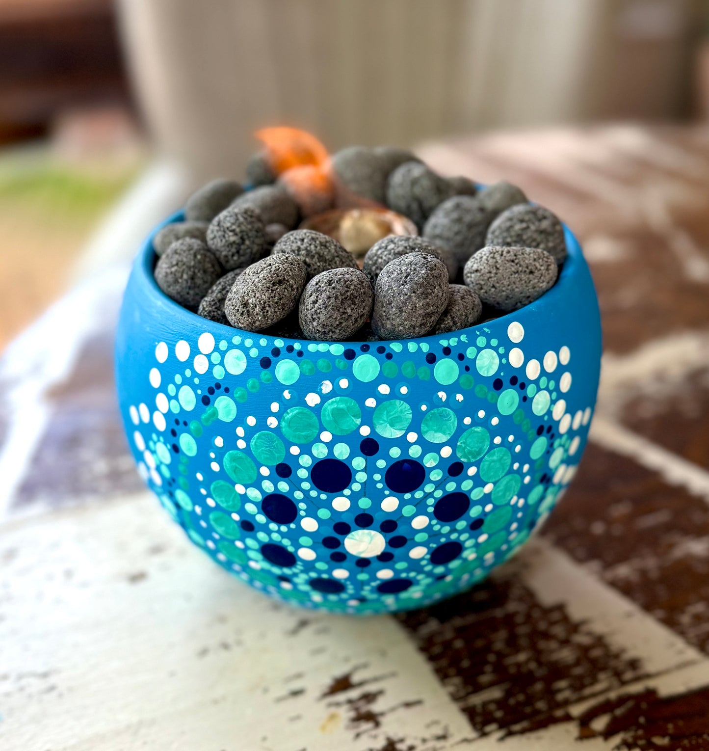 8/12/2026-Mandala Fire Bowl and Decoupage Flower Pot Workshop @Art Workz Creative Studio (11 Chestnut st. 2nd floor Amesbury, MA)