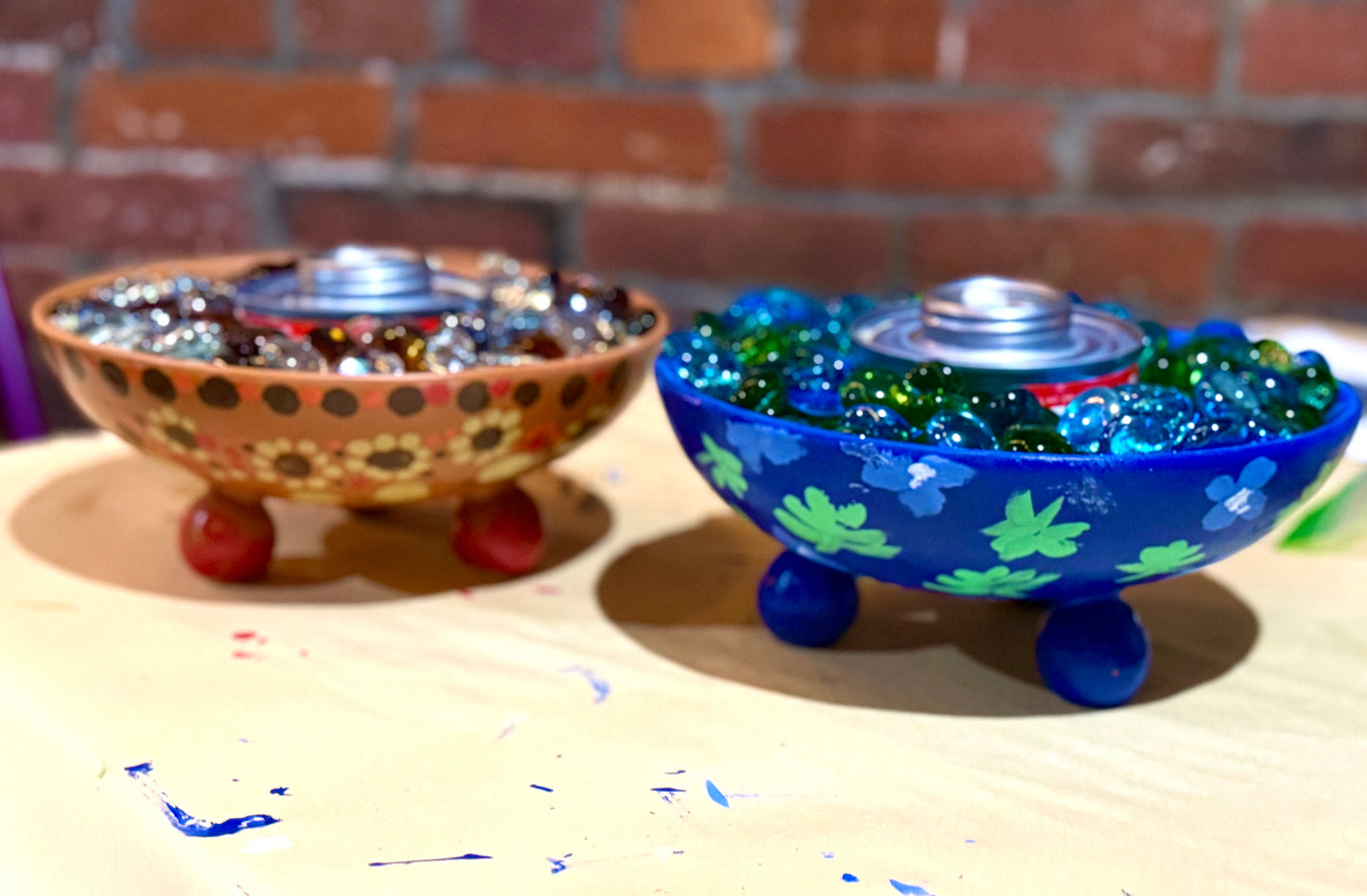 8/12/2026-Mandala Fire Bowl and Decoupage Flower Pot Workshop @Art Workz Creative Studio (11 Chestnut st. 2nd floor Amesbury, MA)