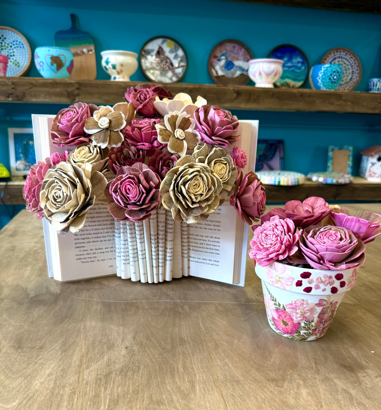 7/29/2026-Floral Book Vase workshop @Art Workz Creative Studio 11 Chestnut St. 2nd Floor Amesbury, MA 01913