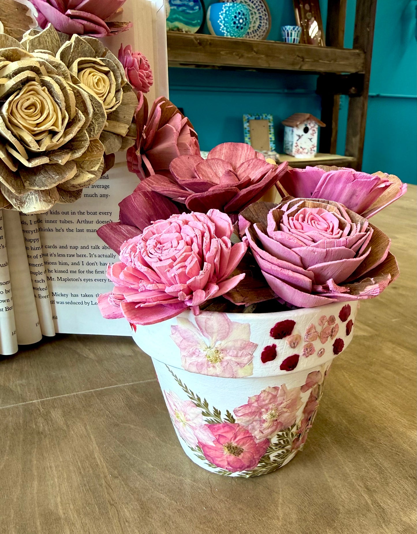 7/29/2026-Floral Book Vase workshop @Art Workz Creative Studio 11 Chestnut St. 2nd Floor Amesbury, MA 01913