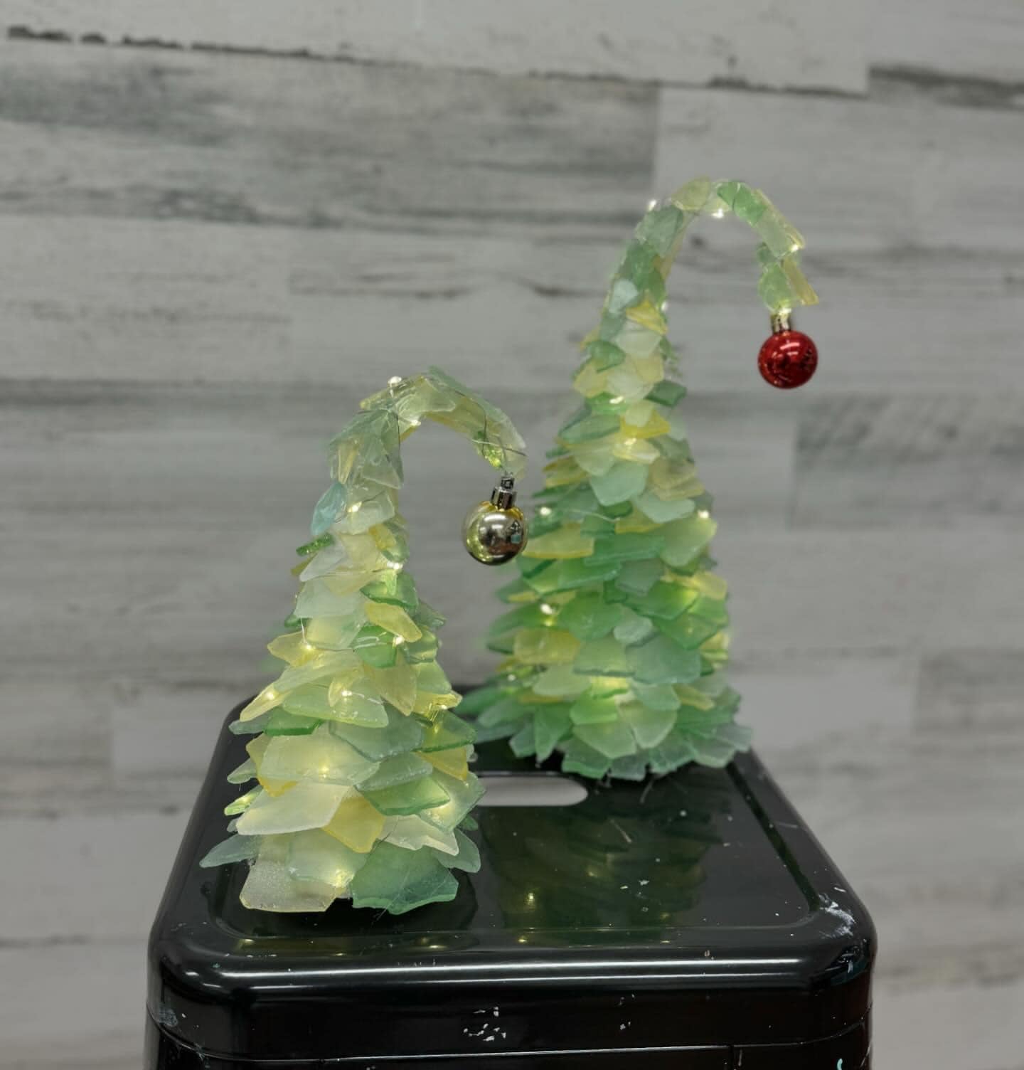 Tumbled Glass Grinchmas Tree & Gnome Take Home Kits!