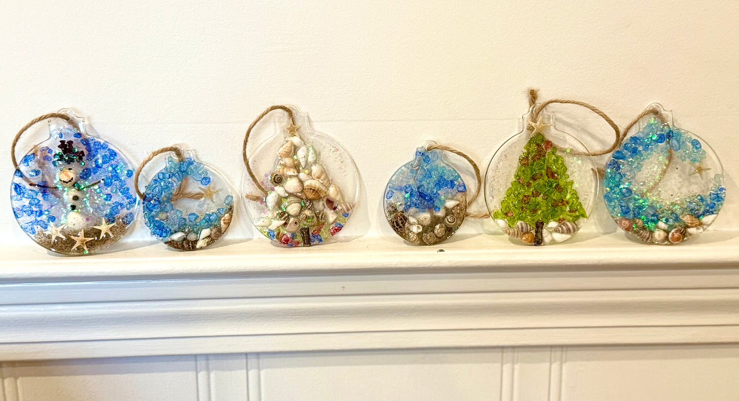 12/5/2024-Crushed Glass Sea Scape and Ornaments Workshop @ HouseBear Brewing