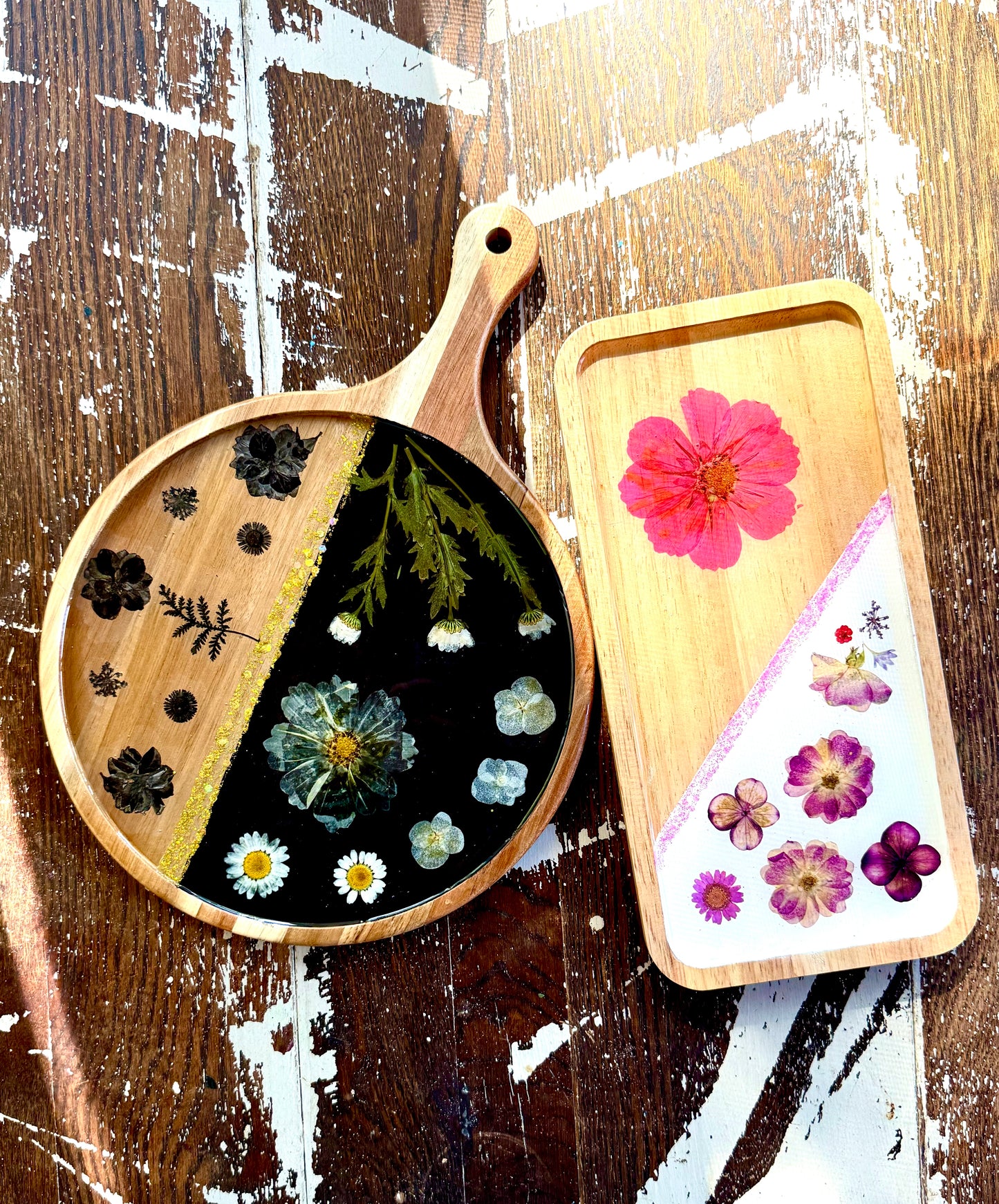 10/21/2025-Resin Pressed Flower & Charcuterie Board and Tray  Workshop  @Michael's Harborside Restaurant