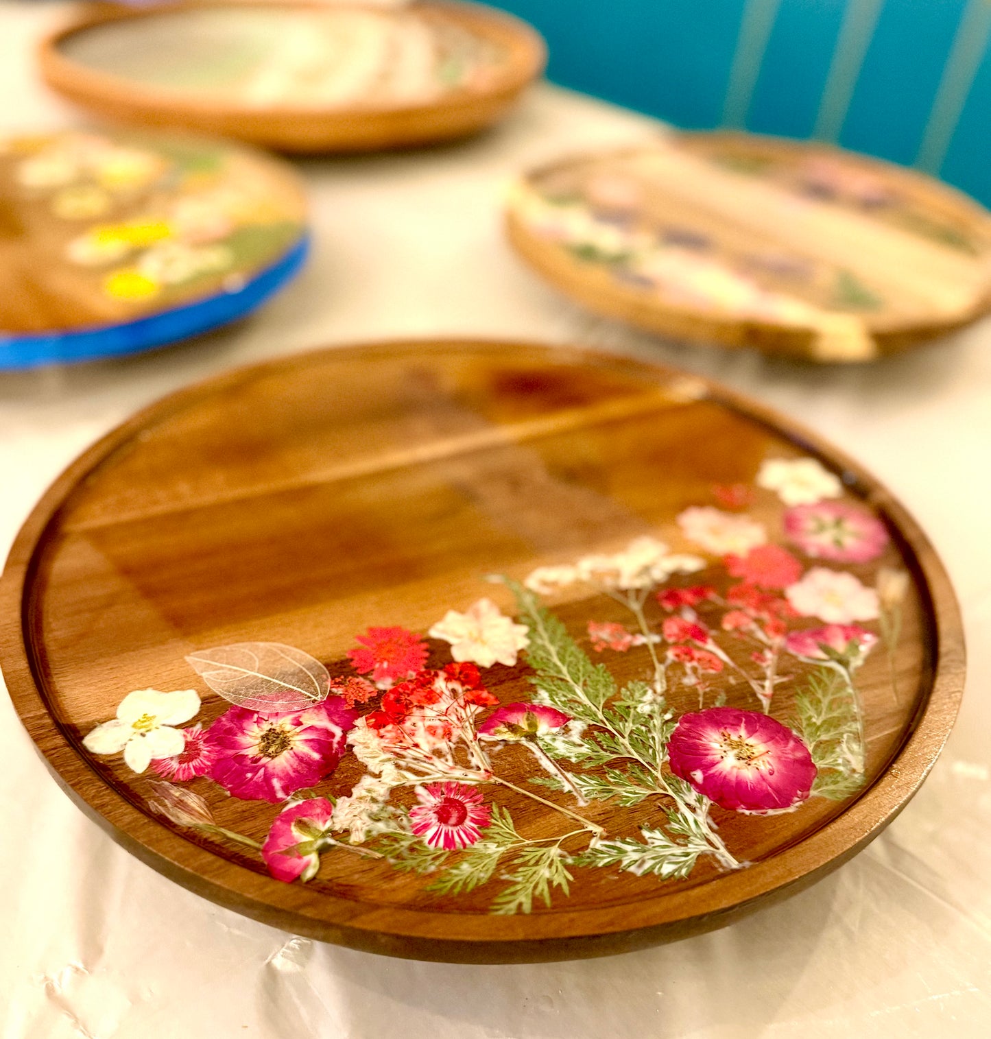 4/9/2026-Resin Pressed Flower & Charcuterie Board and Tray Workshop @ 14 Titcomb St. Newburyport, MA